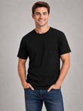 Retro Ring-Spun Crew Neck T-Shirt