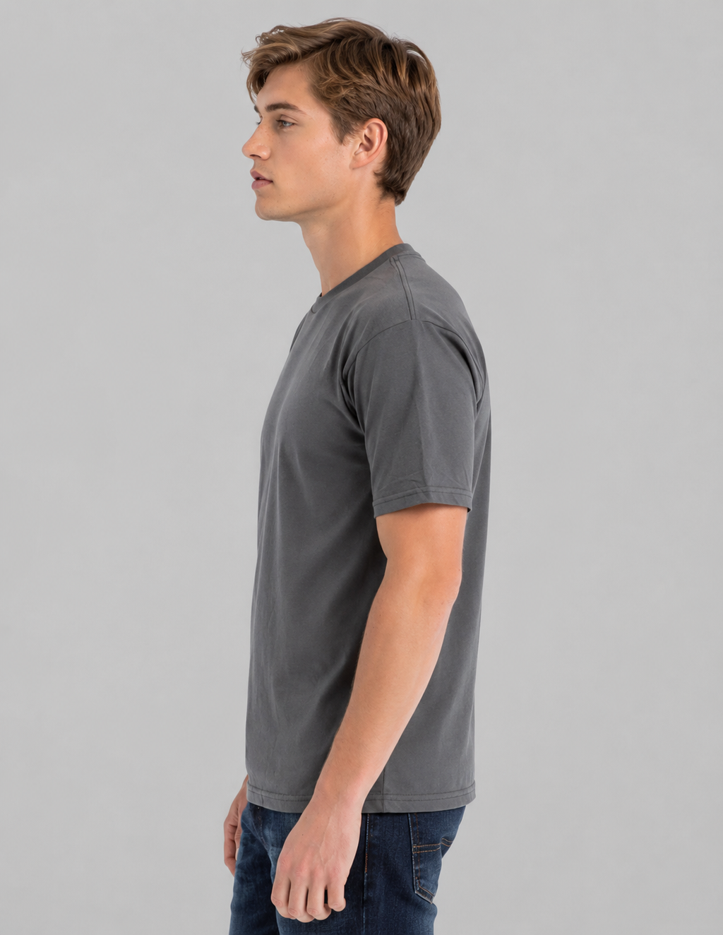 Retro Ring-Spun Crew Neck T-Shirt