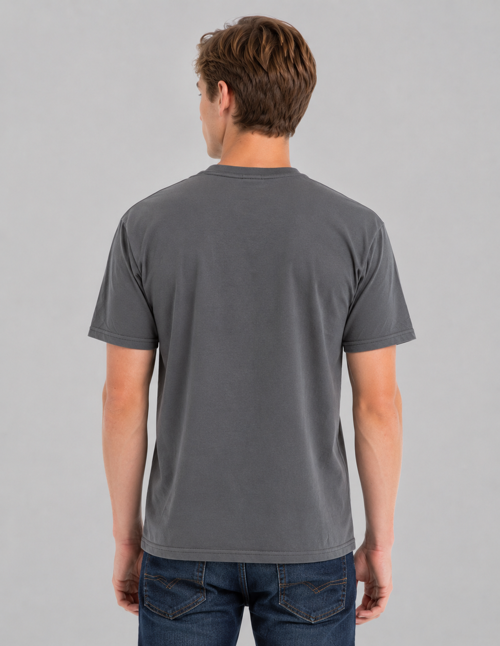Retro Ring-Spun Crew Neck T-Shirt