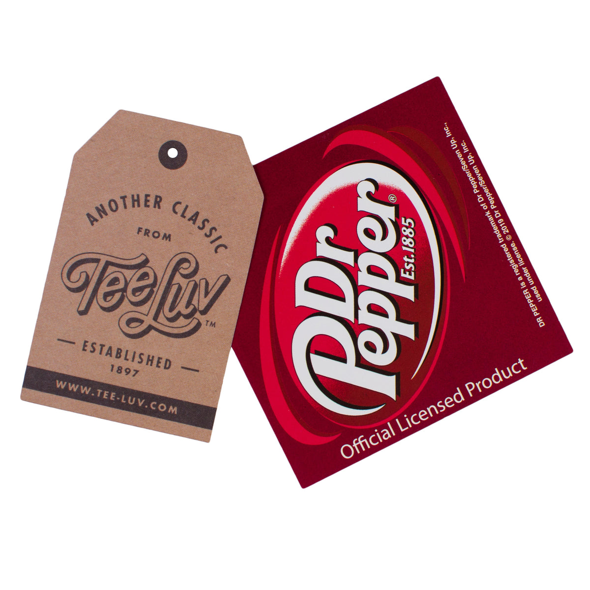 Tee Luv x Comfort Colors Distressed Dr Pepper Logo T-Shirt